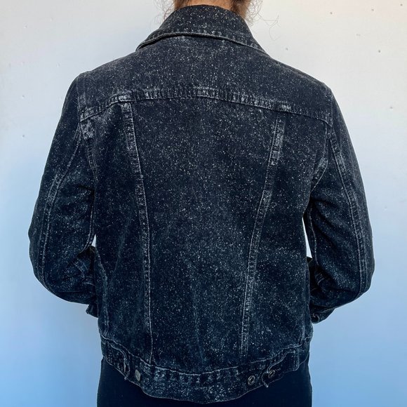 Levi's Premium Black Denim Jacket - Picture 3 of 7
